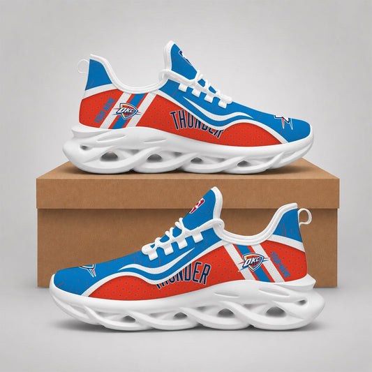 EXCLUSIVE EDITION - NEW CUSTOMIZED NBA01 OCT OKLAHOMA CITY THUNDER MAX SOUL SHOES