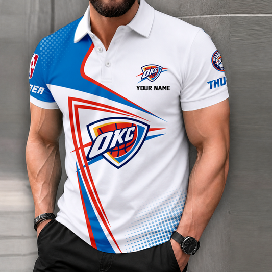 HOT DEAL - NEW CUSTOMIZED NBA01 OCT OKLAHOMA CITY THUNDER T-SHIRT, POLO SHIRT, ZIP POLO SHIRT, SWEATSHIRT, HOODIE & ZIP HOODIE