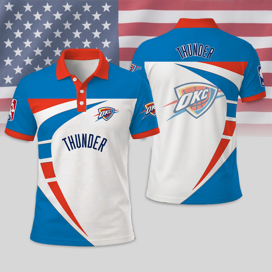 VIRAL EDITION - NEW CUSTOMIZED NBA01 OCT OKLAHOMA CITY THUNDER T-SHIRT, POLO SHIRT, ZIP POLO SHIRT, SWEATSHIRT, HOODIE & ZIP HOODIE
