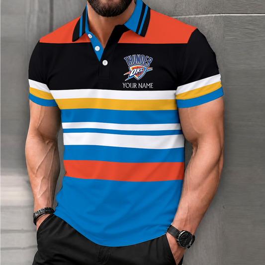 SPECIAL EDITION - NEW CUSTOMIZED NBA01 OCT OKLAHOMA CITY THUNDER T-SHIRT, POLO SHIRT, ZIP POLO SHIRT, SWEATSHIRT, HOODIE & ZIP HOODIE