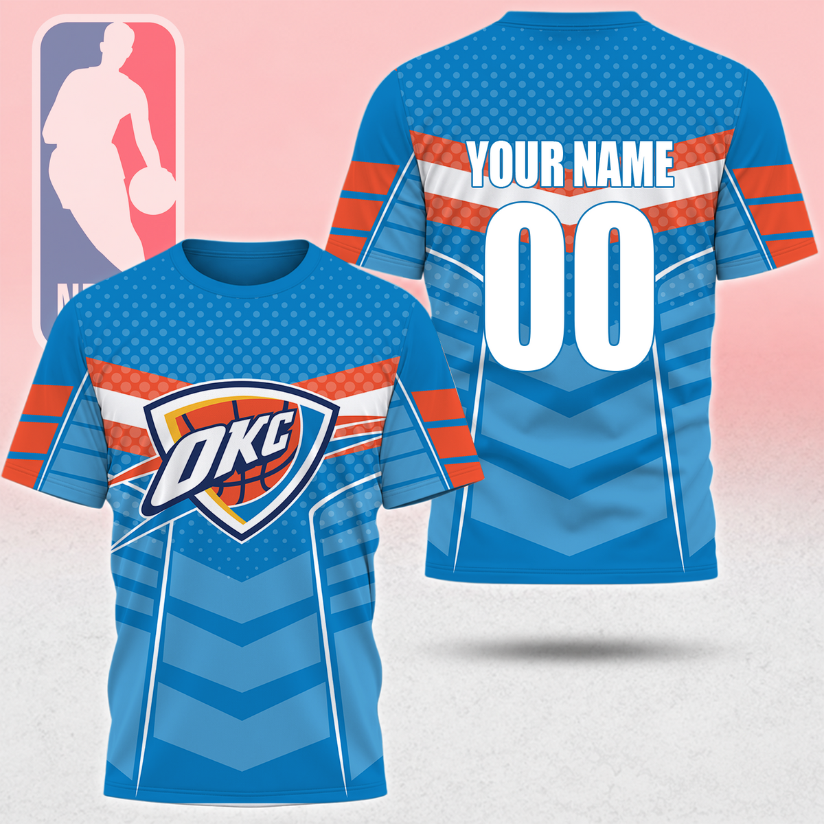 HOT DEAL - NEW CUSTOMIZED NBA01 OCT OKLAHOMA CITY THUNDER T-SHIRT, POLO SHIRT, ZIP POLO SHIRT, SWEATSHIRT, HOODIE & ZIP HOODIE