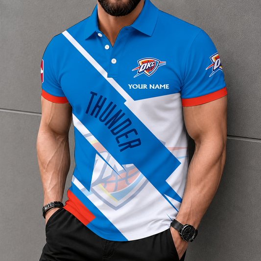 VIRAL EDITION - NEW CUSTOMIZED NBA01 OCT OKLAHOMA CITY THUNDER T-SHIRT, POLO SHIRT, ZIP POLO SHIRT, SWEATSHIRT, HOODIE & ZIP HOODIE