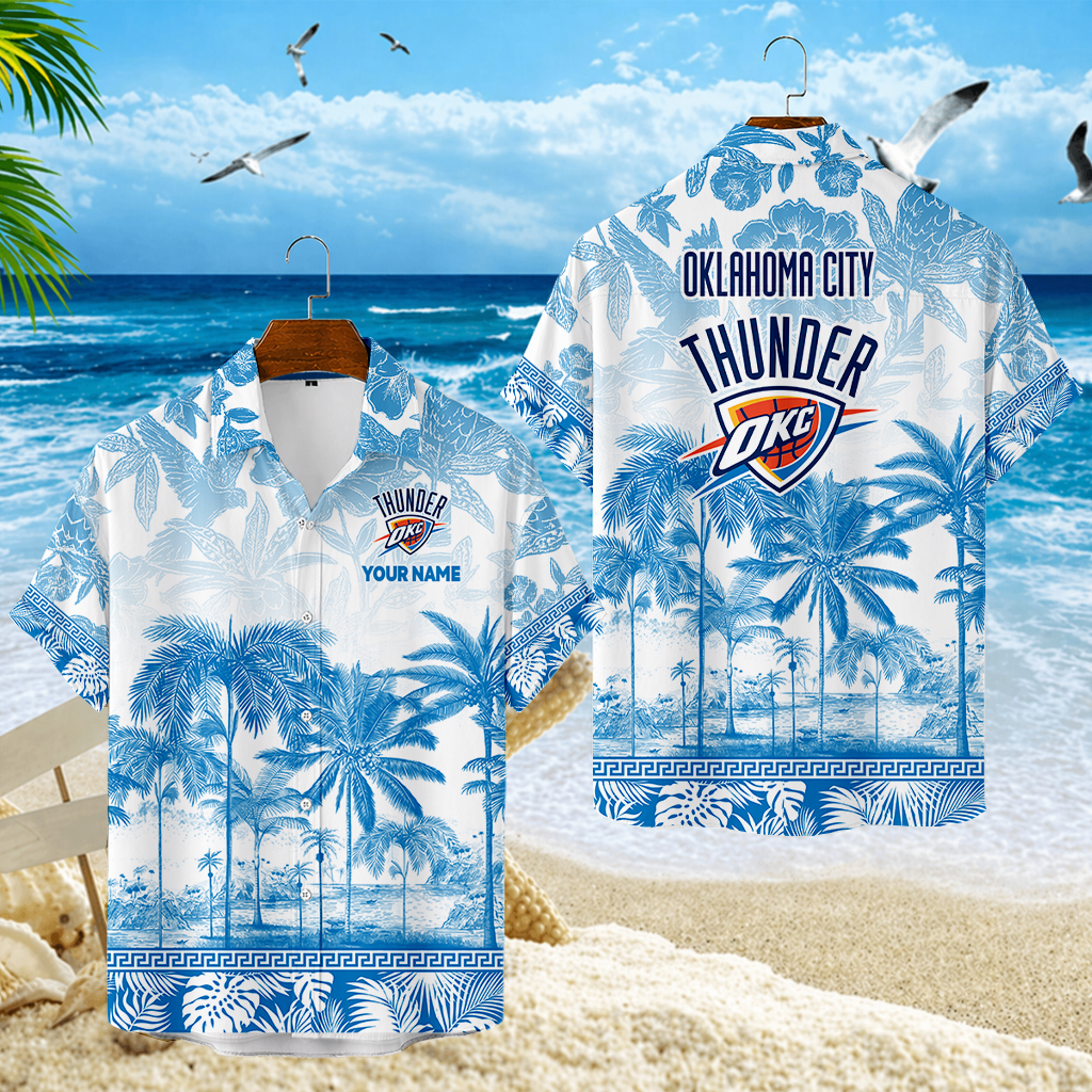 ELITE EDITION - NEW CUSTOMIZED OCT OKLAHOMA CITY THUNDER UNISEX HAWAIIAN SHIRT - NBA01