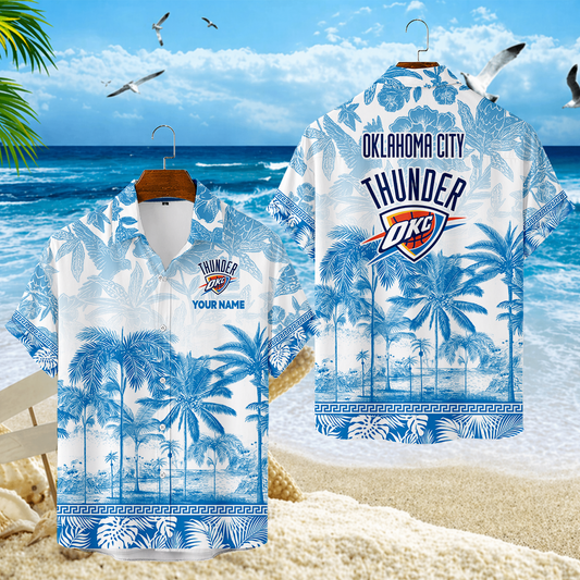 ELITE EDITION - NEW CUSTOMIZED OCT OKLAHOMA CITY THUNDER UNISEX HAWAIIAN SHIRT - NBA01