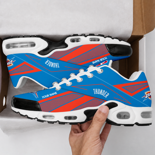 VIRAL EDITION - NEW CUSTOMIZED NBA01 OCT OKLAHOMA CITY THUNDER AIR MAX PLUS SNEAKERS