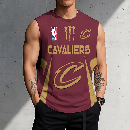 VIRAL EDITION - NEW CUSTOMIZED CCA CLEVELAND CAVALIERS MEN'S GYM SHIRT - NBA02