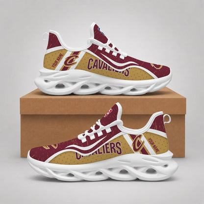 EXCLUSIVE EDITION - NEW CUSTOMIZED NBA02 CCA CLEVELAND CAVALIERS MAX SOUL SHOES