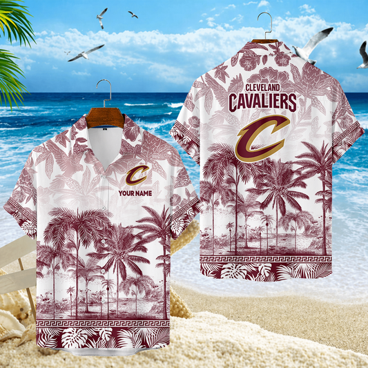 ELITE EDITION - NEW CUSTOMIZED CCA CLEVELAND CAVALIERS UNISEX HAWAIIAN SHIRT - NBA02
