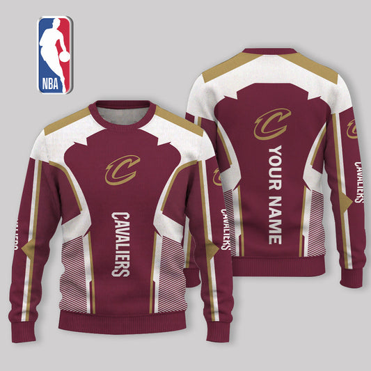 VIRAL EDITION - NEW CUSTOMIZED CCA CLEVELAND CAVALIERS UGLY SWEATER - NBA02