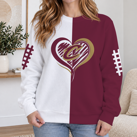 ELITE EDITION - NEW CUSTOMIZED CCA CLEVELAND CAVALIERS RIBBED HOODIE & SWEATSHIRT - NBA02