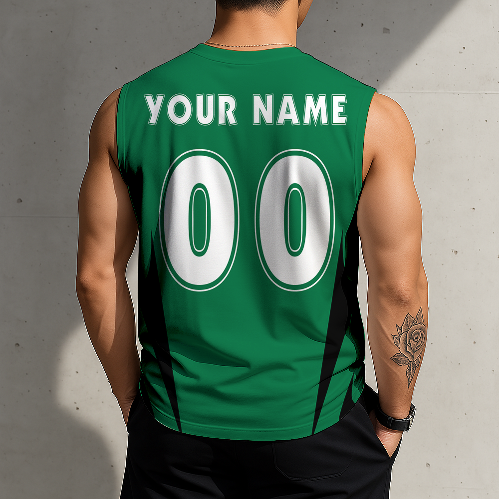 VIRAL EDITION - NEW CUSTOMIZED BCE BOSTON CELTICS MEN'S GYM SHIRT - NBA03