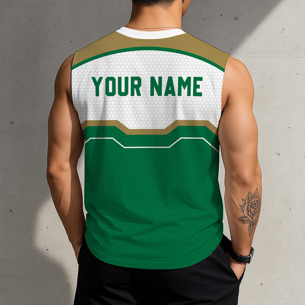 [LIMITED EDITION] NEW CUSTOMIZED NBA03 BCE BOSTON CELTICS MEN'S TANK TOP