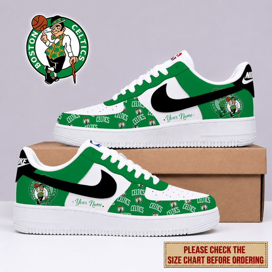 FLASH SALE - NEW CUSTOMIZED NBA03 BCE BOSTON CELTICS AF1 SNEAKERS