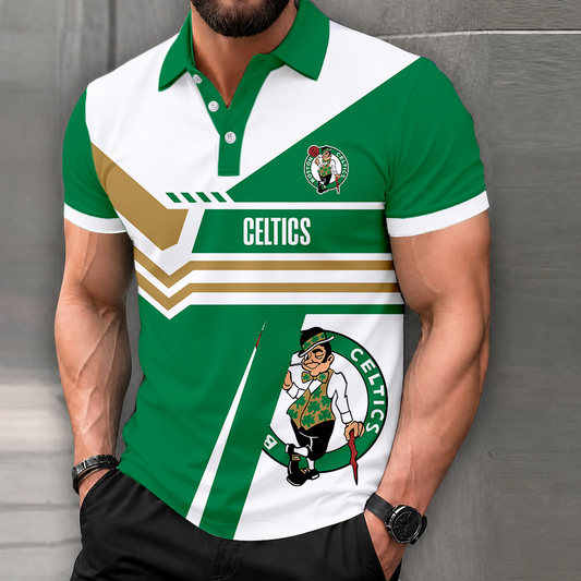 LIMITED DROP - NEW CUSTOMIZED NBA03 BCE BOSTON CELTICS POLO SHIRT, ZIP POLO SHIRT & T-SHIRTS