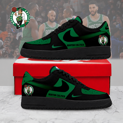 HOT DEAL - NEW CUSTOMIZED NBA03 BCE BOSTON CELTICS AF1 SNEAKERS