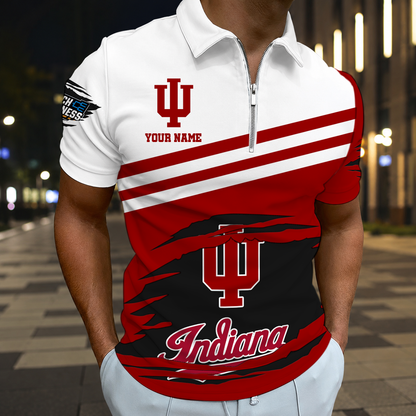 VIRAL EDITION - NEW CUSTOMIZED NCAA MAM03 IDH INDIANA HOOSIERS T-SHIRT, POLO SHIRT, ZIP POLO SHIRT, SWEATSHIRT, HOODIE & ZIP HOODIE