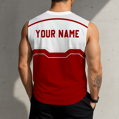 HOT DEAL - NEW CUSTOMIZED NCAA MAM03 IDH INDIANA HOOSIERS MEN'S GYM SHIRT