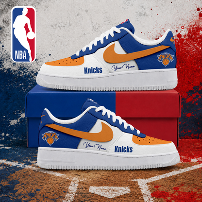 VIRAL EDITION - NEW CUSTOMIZED NBA04 NYK NEW YORK KNICKS AF1 SNEAKERS