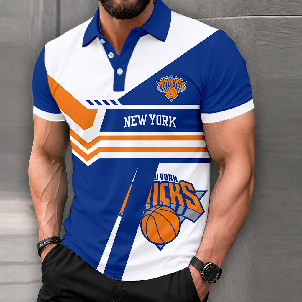 LIMITED DROP - NEW CUSTOMIZED NBA04 NYK NEW YORK KNICKS POLO SHIRT, ZIP POLO SHIRT & T-SHIRTS