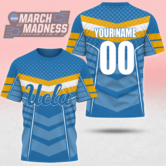 LIMITED EDITION - NEW CUSTOMIZED NCAA MAM04 UCB UCLA BRUINS T-SHIRT, POLO SHIRT, ZIP POLO SHIRT, SWEATSHIRT, HOODIE & ZIP HOODIE