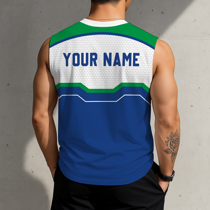 [LIMITED EDITION] NEW CUSTOMIZED NBA05 MTW MINNESOTA TIMBERWOLVES MEN'S TANK TOP