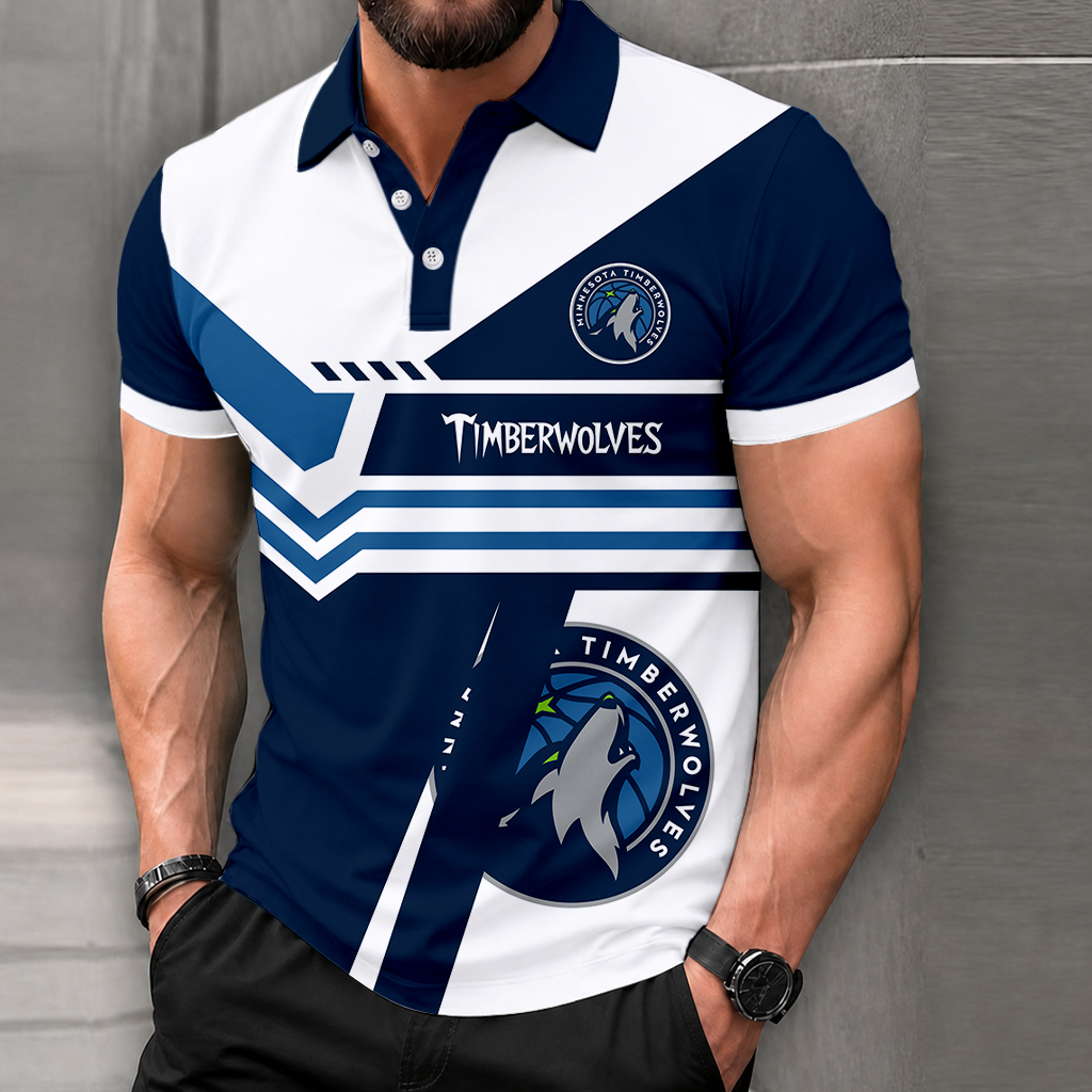LIMITED DROP - NEW CUSTOMIZED NBA05 MTW MINNESOTA TIMBERWOLVES POLO SHIRT, ZIP POLO SHIRT & T-SHIRTS