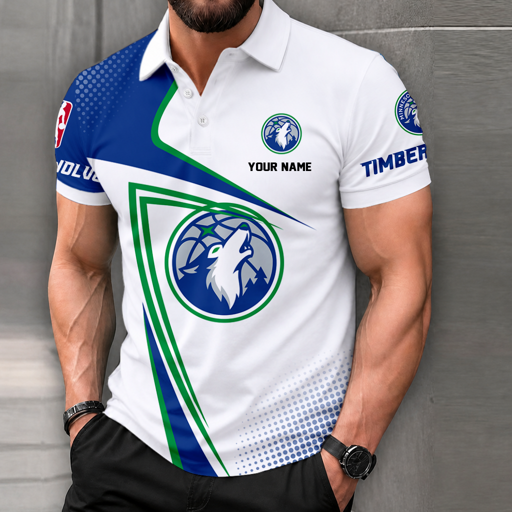 HOT DEAL - NEW CUSTOMIZED NBA05 MTW MINNESOTA TIMBERWOLVES T-SHIRT, POLO SHIRT, ZIP POLO SHIRT, SWEATSHIRT, HOODIE & ZIP HOODIE