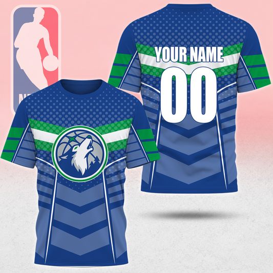 HOT DEAL - NEW CUSTOMIZED NBA05 MTW MINNESOTA TIMBERWOLVES T-SHIRT, POLO SHIRT, ZIP POLO SHIRT, SWEATSHIRT, HOODIE & ZIP HOODIE