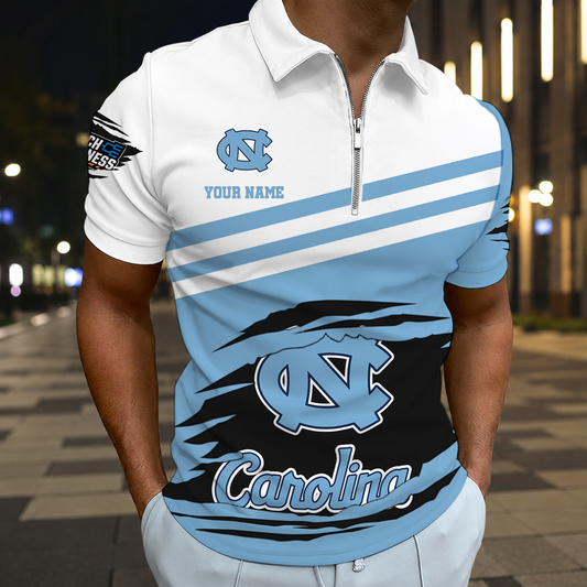 VIRAL EDITION - NEW CUSTOMIZED NCAA MAM05 NTH NORTH CAROLINA TAR HEELS T-SHIRT, POLO SHIRT, ZIP POLO SHIRT, SWEATSHIRT, HOODIE & ZIP HOODIE
