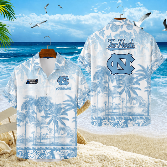 VIRAL EDITION - NEW CUSTOMIZED MAM05 NTH NORTH CAROLINA TAR HEELS UNISEX HAWAIIAN SHIRT