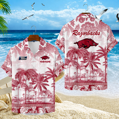 VIRAL EDITION - NEW CUSTOMIZED MAM06 AKR ARKANSAS RAZORBACKS UNISEX HAWAIIAN SHIRT