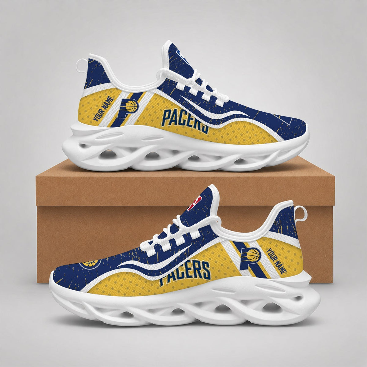 EXCLUSIVE EDITION - NEW CUSTOMIZED NBA06 IPA INDIANA PACERS MAX SOUL SHOES