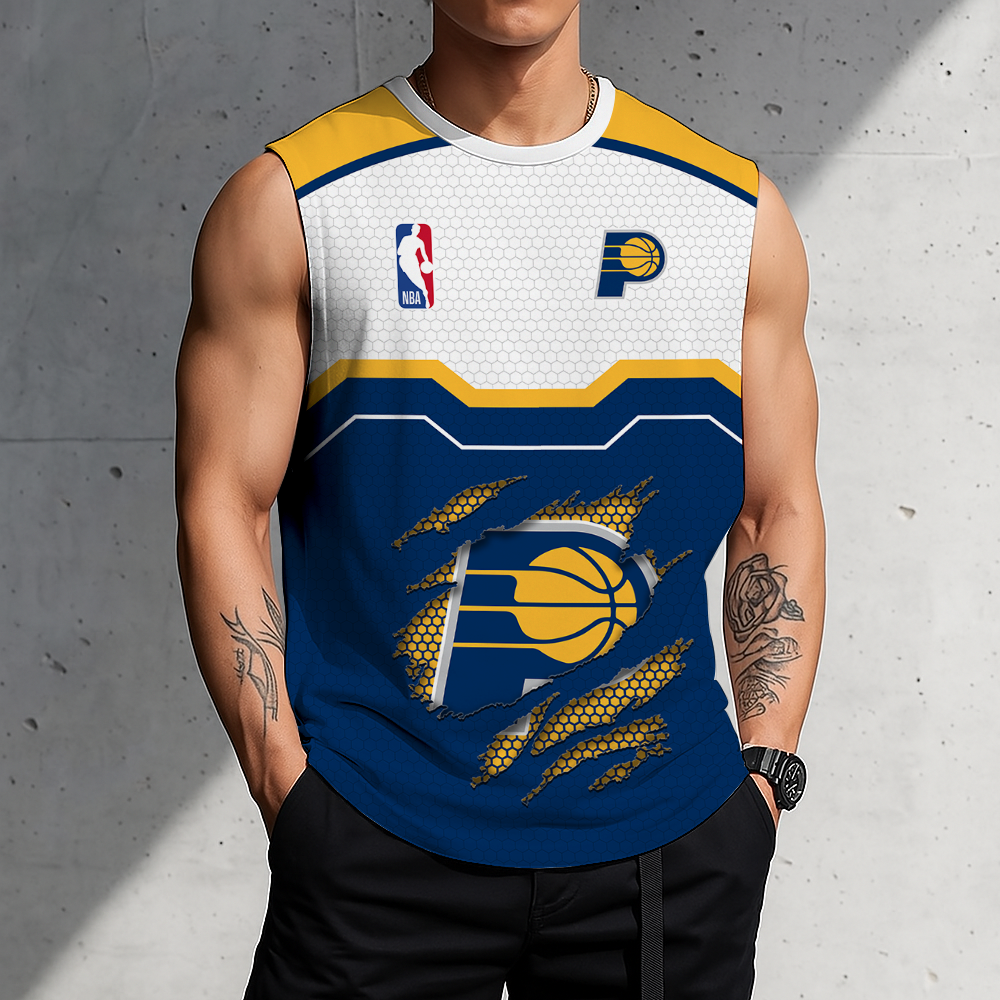 [LIMITED EDITION] NEW CUSTOMIZED NBA06 IPA INDIANA PACERS MEN'S TANK TOP