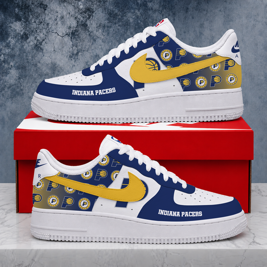 SPECIAL EDITION - NEW CUSTOMIZED NBA06 IPA INDIANA PACERS AF1 SNEAKERS