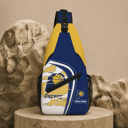 HOT DEAL - NEW CUSTOMIZED IPA INDIANA PACERS SLING BAG - NBA06
