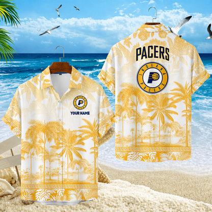 ELITE EDITION - NEW CUSTOMIZED IPA INDIANA PACERS UNISEX HAWAIIAN SHIRT - NBA06