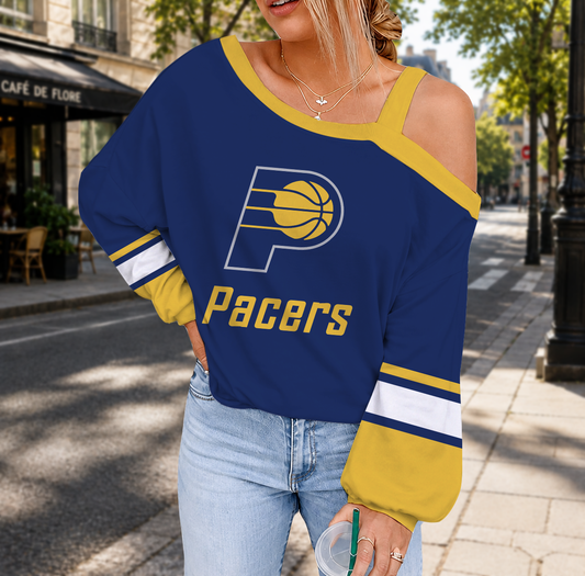 VIRAL EDITION - NEW CUSTOMIZED NBA06 IPA INDIANA PACERS DROP SHOULDER SWEATSHIRT
