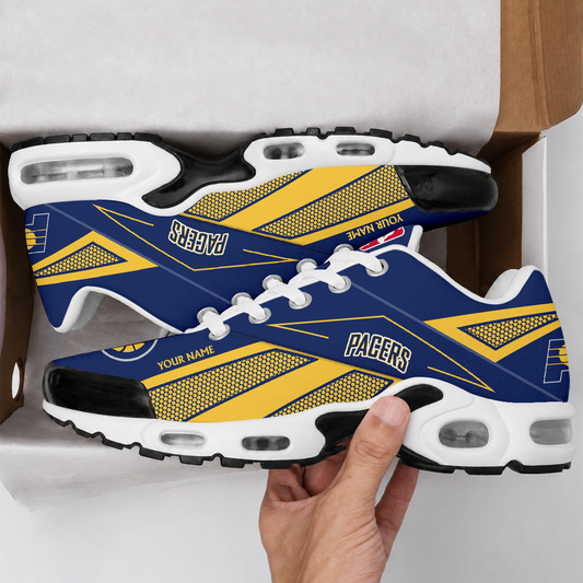 VIRAL EDITION - NEW CUSTOMIZED NBA06 IPA INDIANA PACERS AIR MAX PLUS SNEAKERS