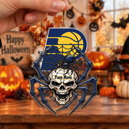 SPECIAL EDITION - NEW CUSTOMIZED NBA06 IPA INDIANA PACERS HALLOWEEN ACRYLIC ORNAMENT