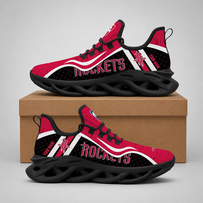 EXCLUSIVE EDITION - NEW CUSTOMIZED NBA07 HRO HOUSTON ROCKETS MAX SOUL SHOES