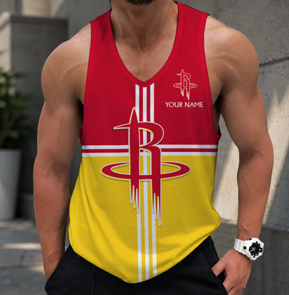 VIRAL EDITION - NEW CUSTOMIZED HRO HOUSTON ROCKETS MEN'S TANK TOP - NBA07