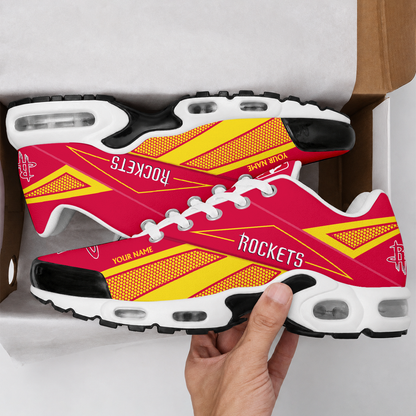VIRAL EDITION - NEW CUSTOMIZED NBA07 HRO HOUSTON ROCKETS AIR MAX PLUS SNEAKERS