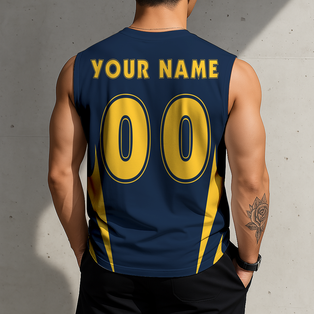 VIRAL EDITION - NEW CUSTOMIZED DNU DENVER NUGGETS MEN'S GYM SHIRT - NBA08