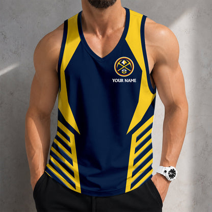 VIRAL EDITION - NEW CUSTOMIZED NBA08 DNU DENVER NUGGETS MEN'S TANK TOP