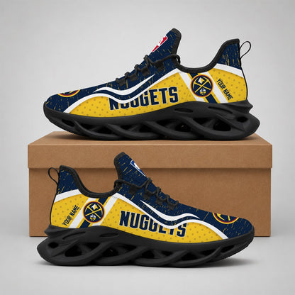 EXCLUSIVE EDITION - NEW CUSTOMIZED NBA08 DNU DENVER NUGGETS MAX SOUL SHOES