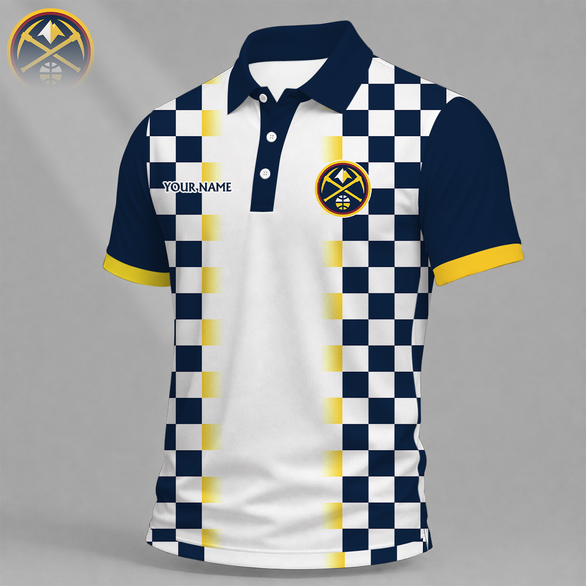 FINAL SALE - NEW CUSTOMIZED NBA08 DNU DENVER NUGGETS T-SHIRT, POLO SHIRT, ZIP POLO SHIRT, SWEATSHIRT, HOODIE & ZIP HOODIE