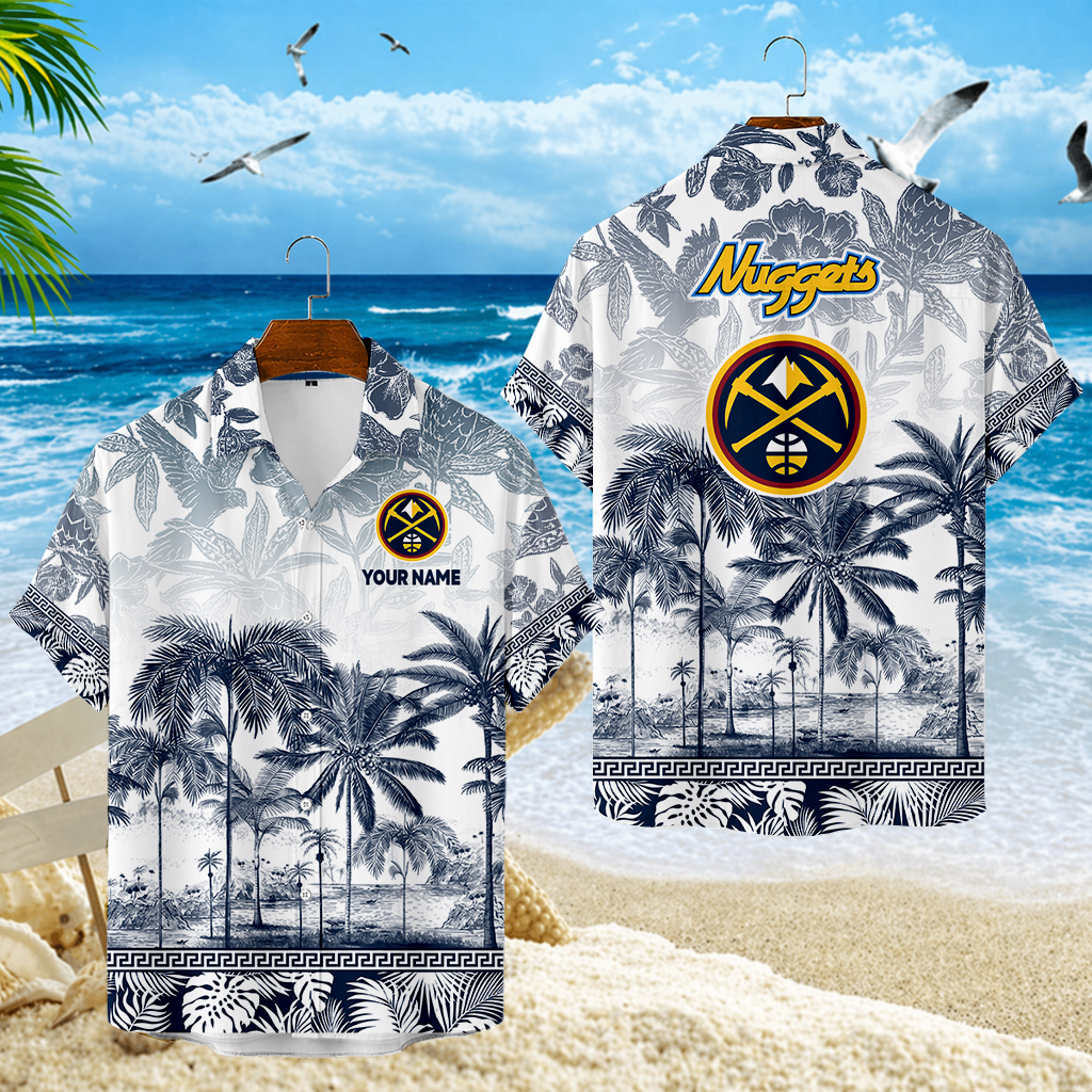 ELITE EDITION - NEW CUSTOMIZED DNU DENVER NUGGETS UNISEX HAWAIIAN SHIRT - NBA08