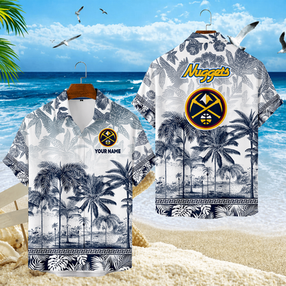 ELITE EDITION - NEW CUSTOMIZED DNU DENVER NUGGETS UNISEX HAWAIIAN SHIRT - NBA08