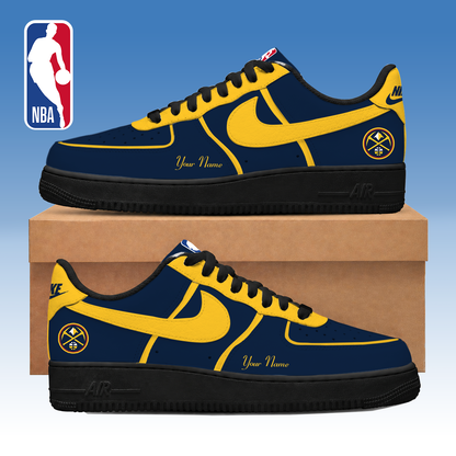 LIMITED DROP - NEW CUSTOMIZED DNU DENVER NUGGETS AF1 SNEAKERS - NBA08