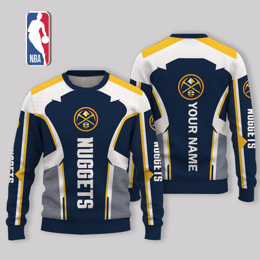 VIRAL EDITION - NEW CUSTOMIZED DNU DENVER NUGGETS UGLY SWEATER - NBA08